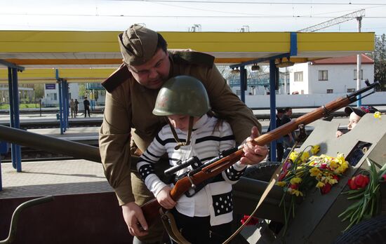 73d anniversary of liberation of Simferopol from Nazi invaders