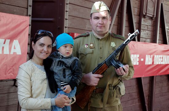 73d anniversary of liberation of Simferopol from Nazi invaders