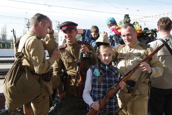 73d anniversary of liberation of Simferopol from Nazi invaders