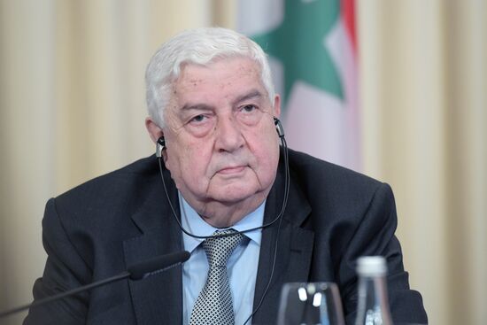 Meeting of the Foreign Ministers of Russia, Iran and Syria