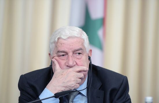 Meeting of the Foreign Ministers of Russia, Iran and Syria