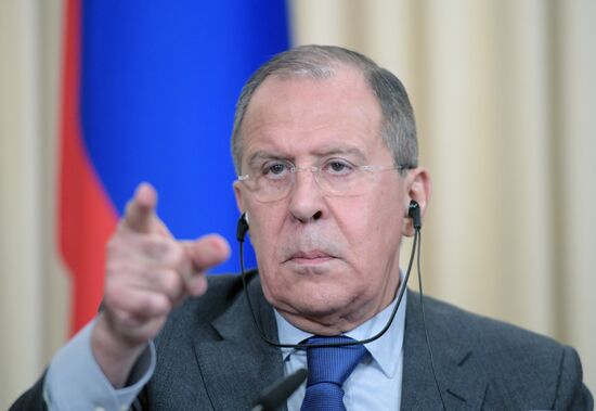 News conference of the Foreign Ministers of Russia, Iran and Syria