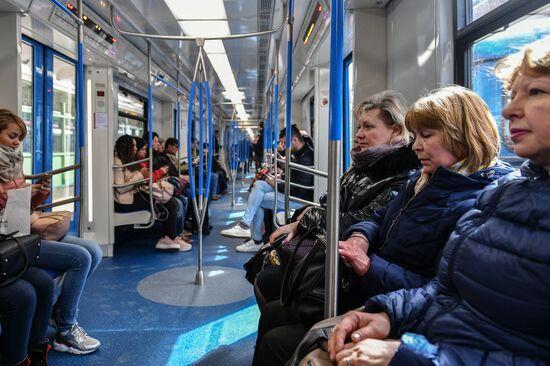 New Moskva trains begin transit on Line Seven
