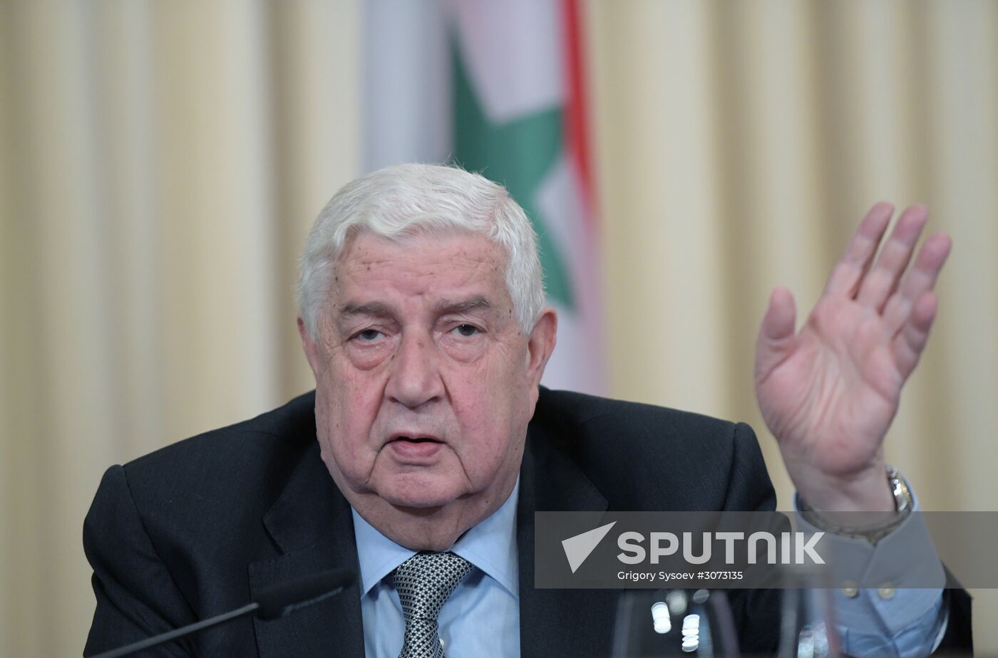 News conference of the Foreign Ministers of Russia, Iran and Syria
