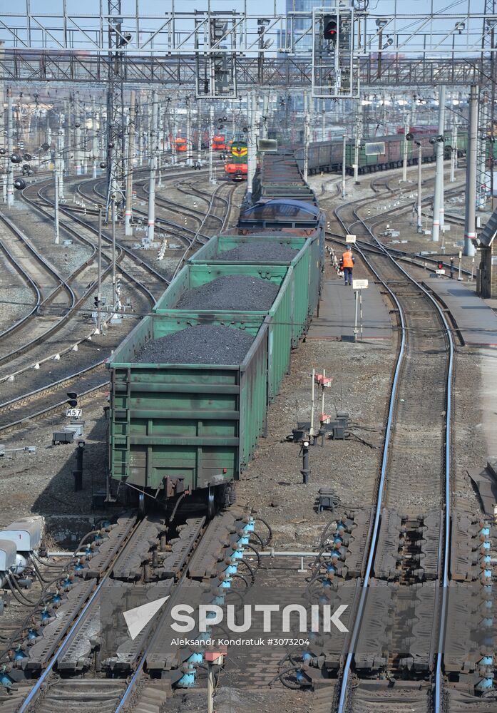 Classification yard at Chelyabinsk-Glavny railway station
