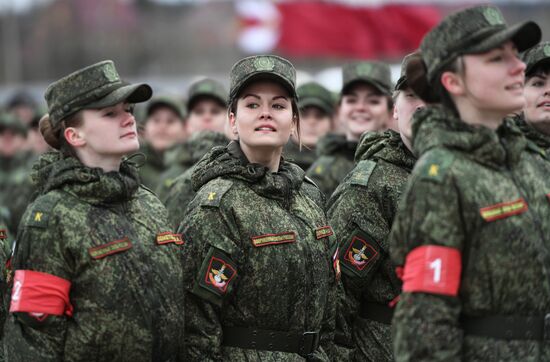 Victory Parade rehearsal