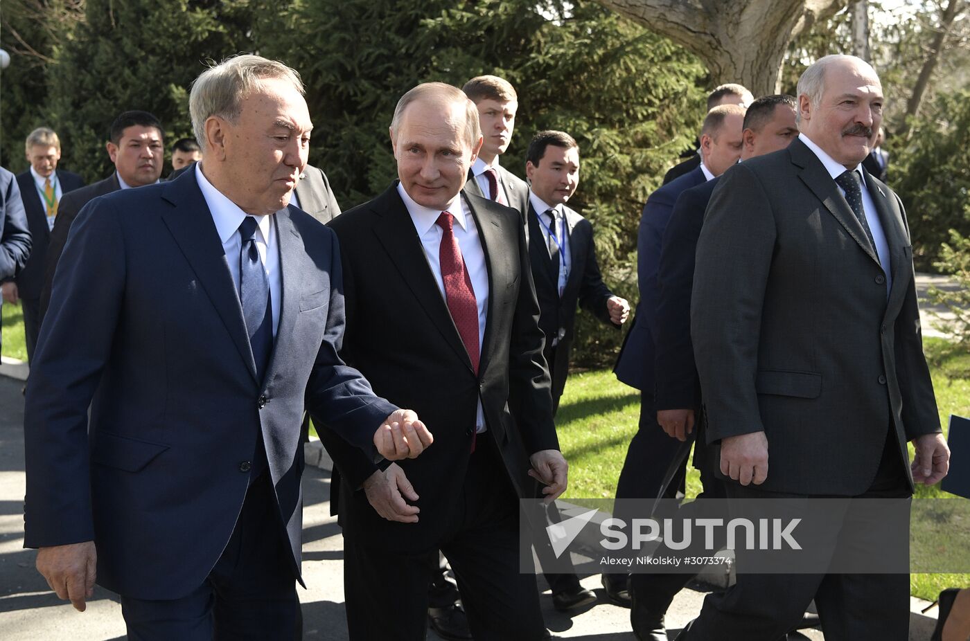 President Vladimir Putin visits Kyrgyzstan