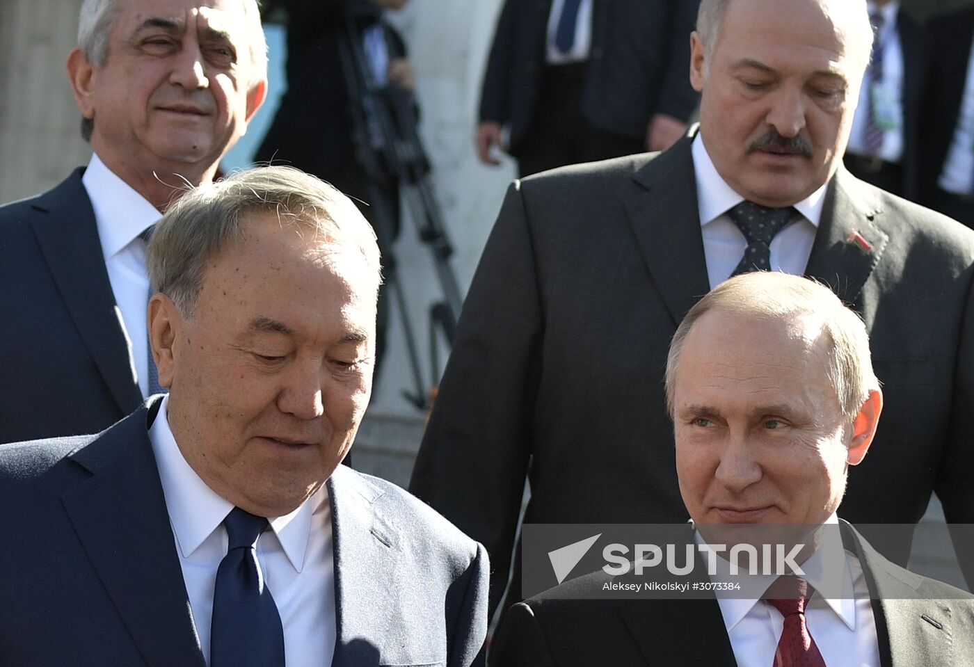 President Vladimir Putin visits Kyrgyzstan