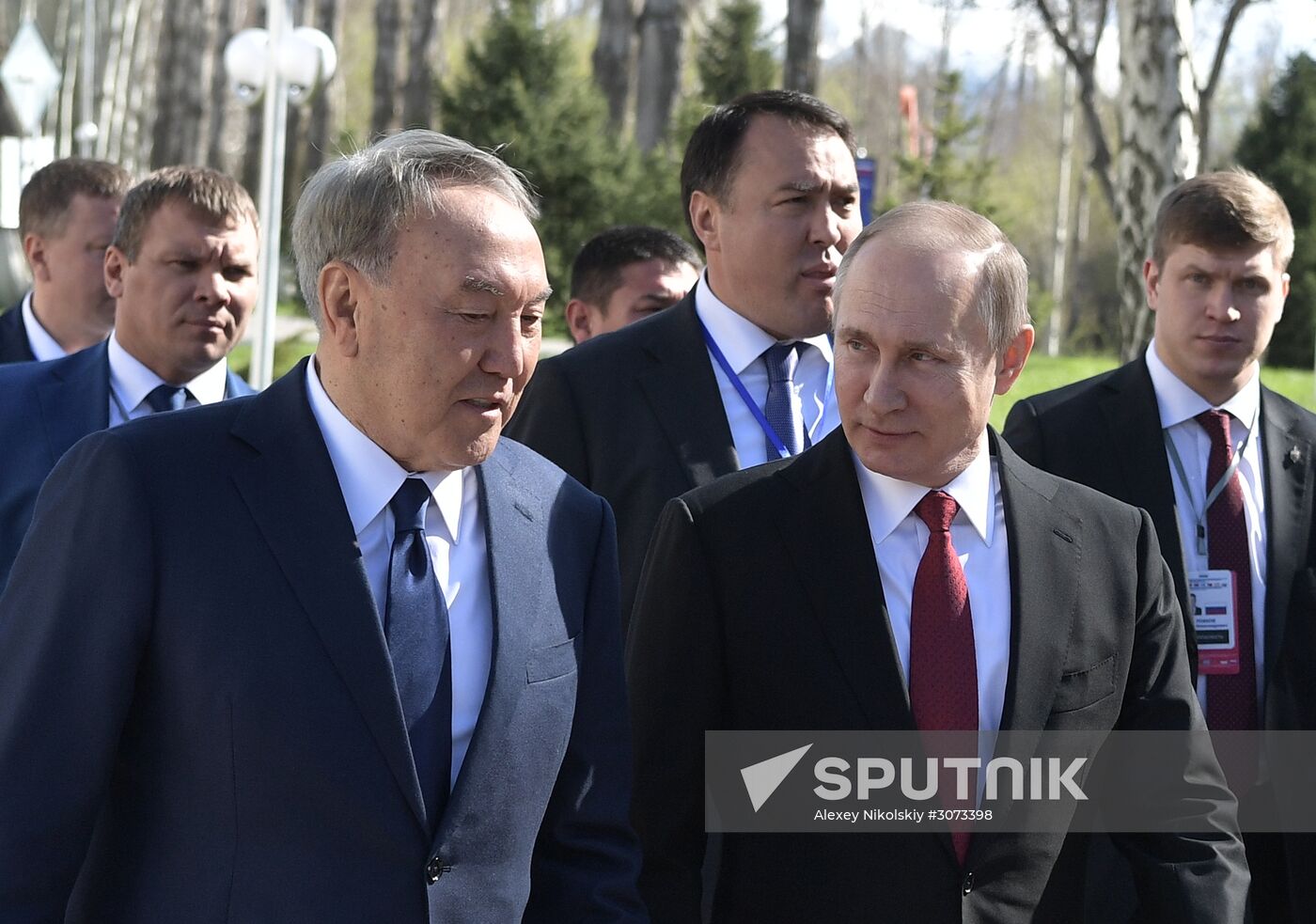 President Vladimir Putin visits Kyrgyzstan