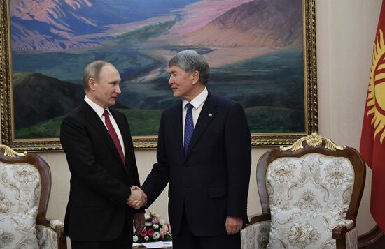 President Vladimir Putin visits Kyrgyzstan