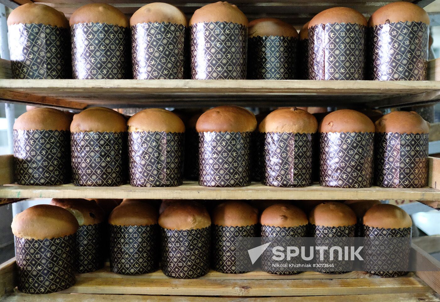Easter cakes are made in Krasnodar