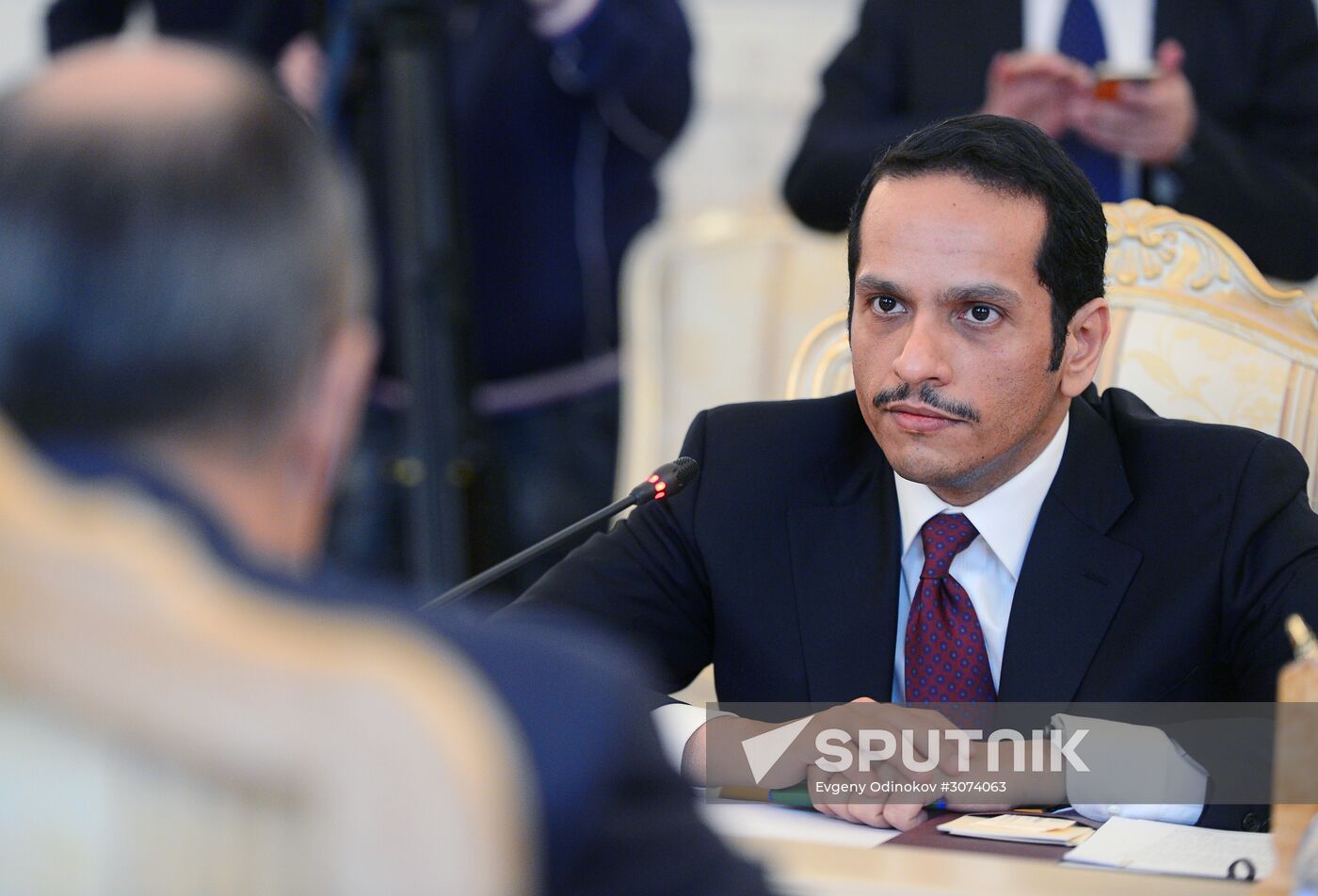 Russian Foreign Minister Lavrov meets with Qatari counterpart Al Thani