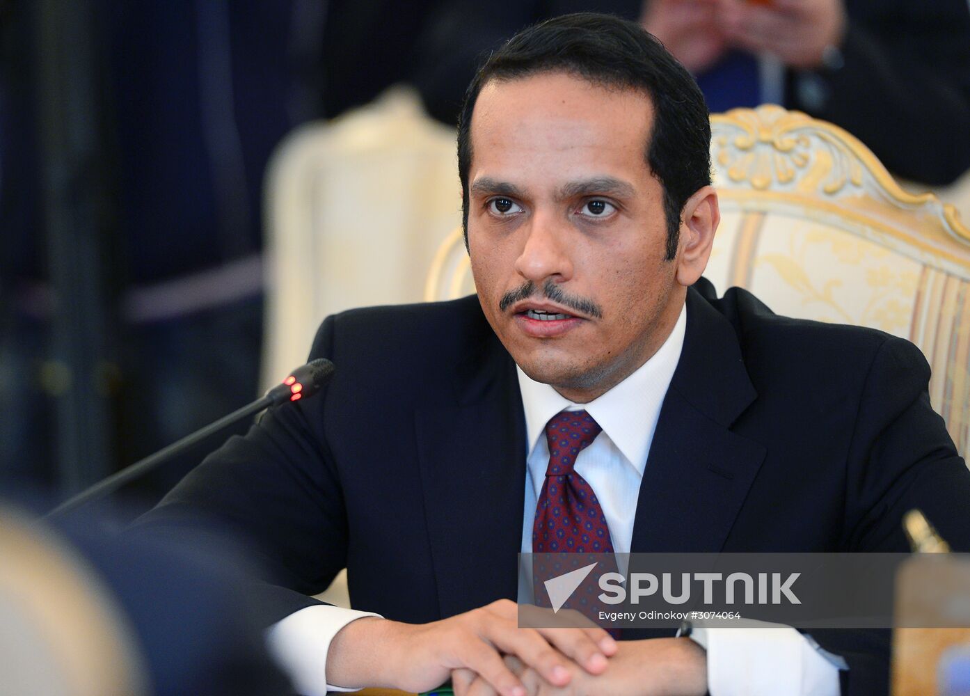 Russian Foreign Minister Lavrov meets with Qatari counterpart Al Thani