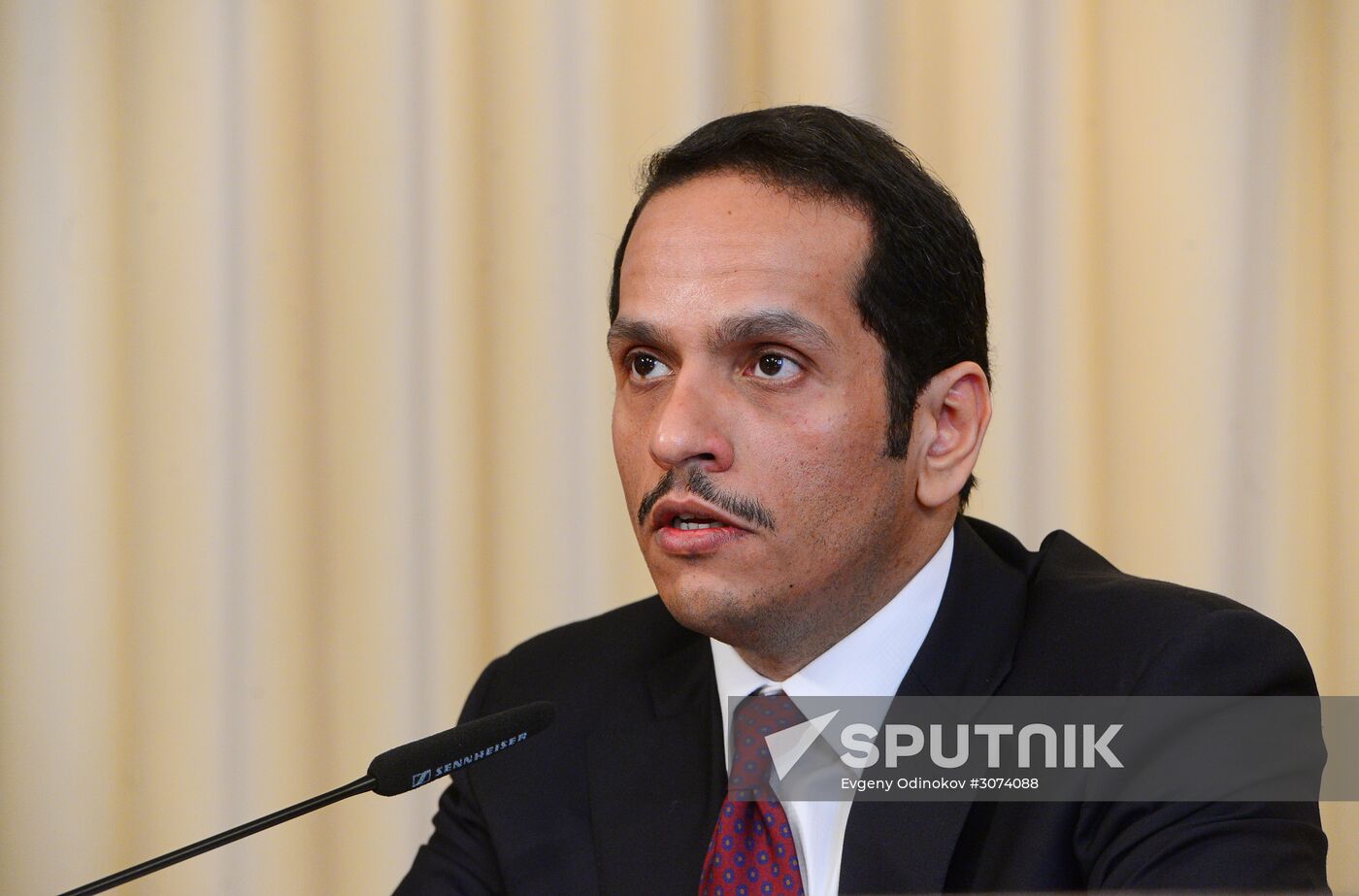 Russian Foreign Minister Lavrov meets with Qatari counterpart Al Thani
