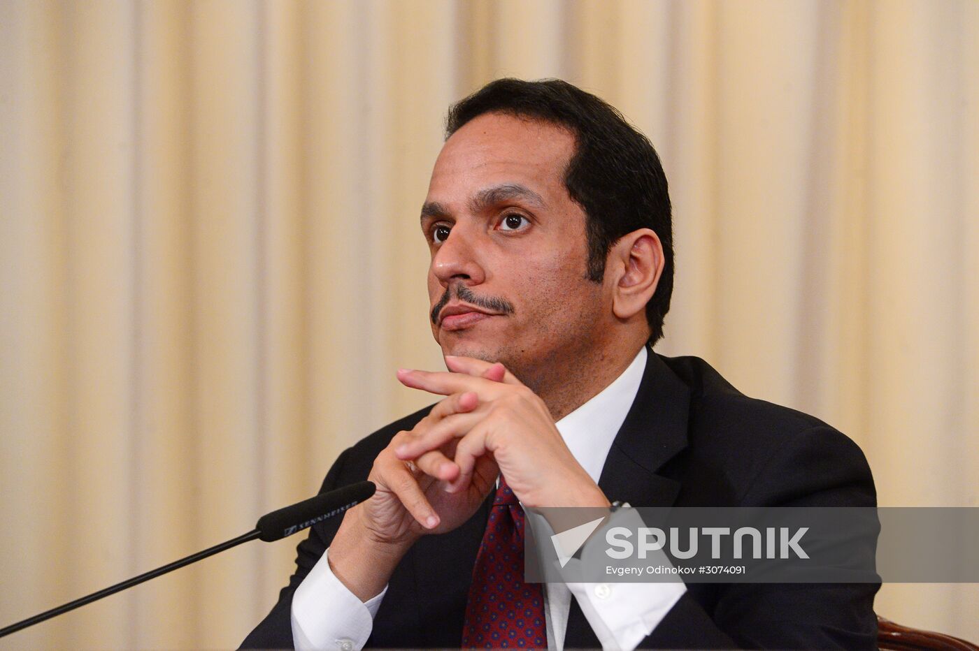 Russian Foreign Minister Lavrov meets with Qatari counterpart Al Thani