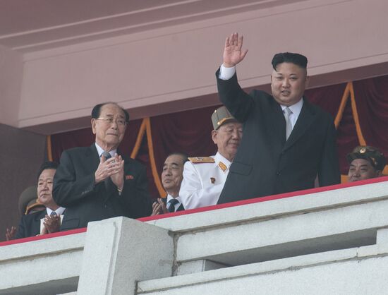 Military parade in North Korea