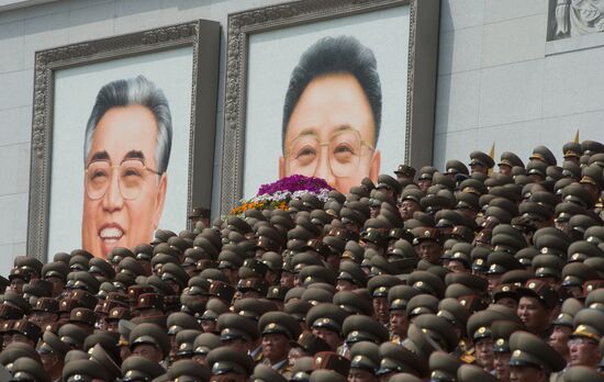Military parade in North Korea