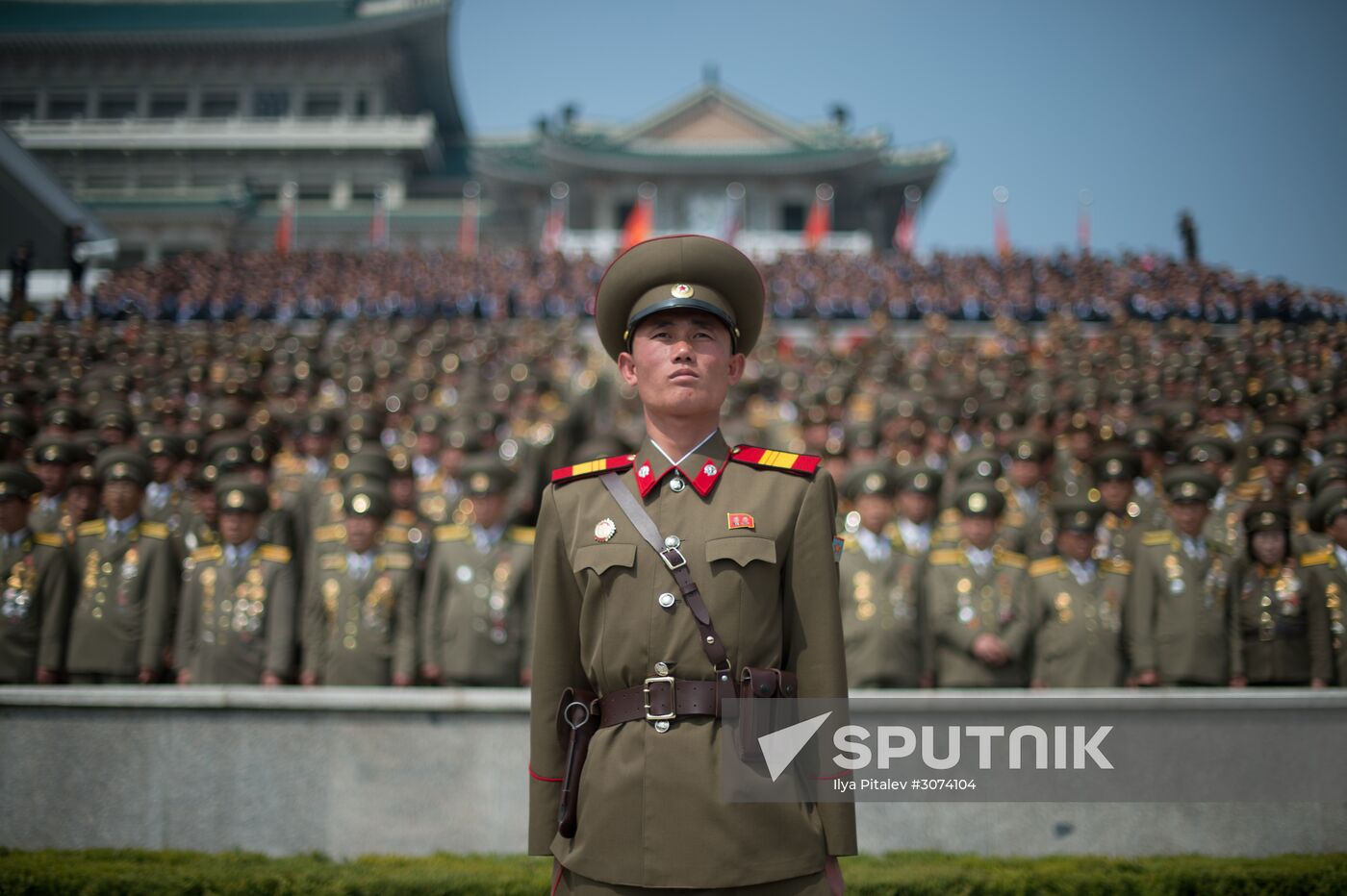 Military parade in North Korea