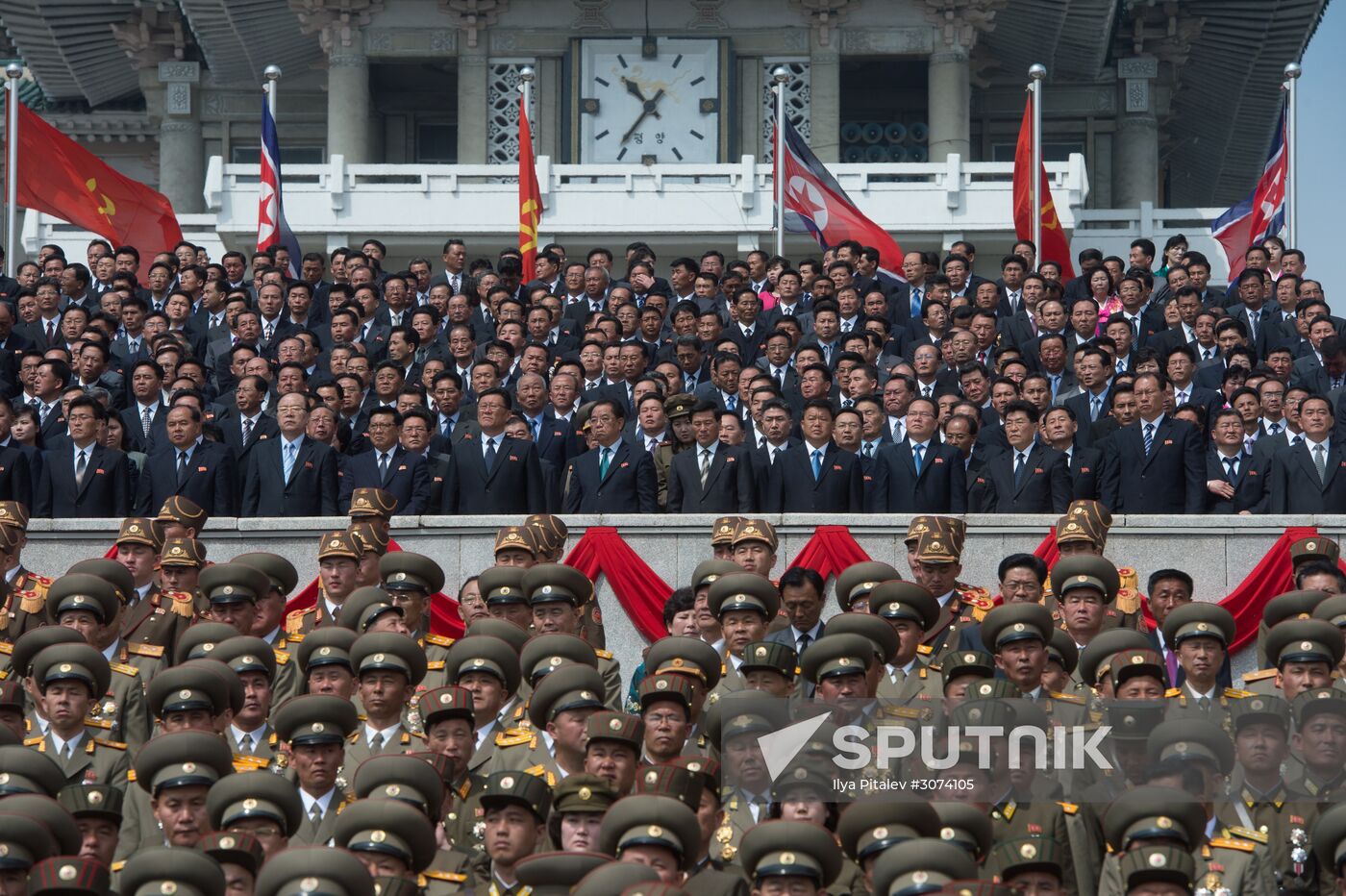 Military parade in North Korea
