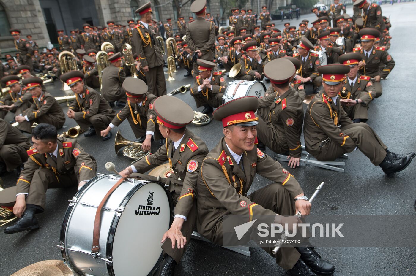 Military parade in North Korea