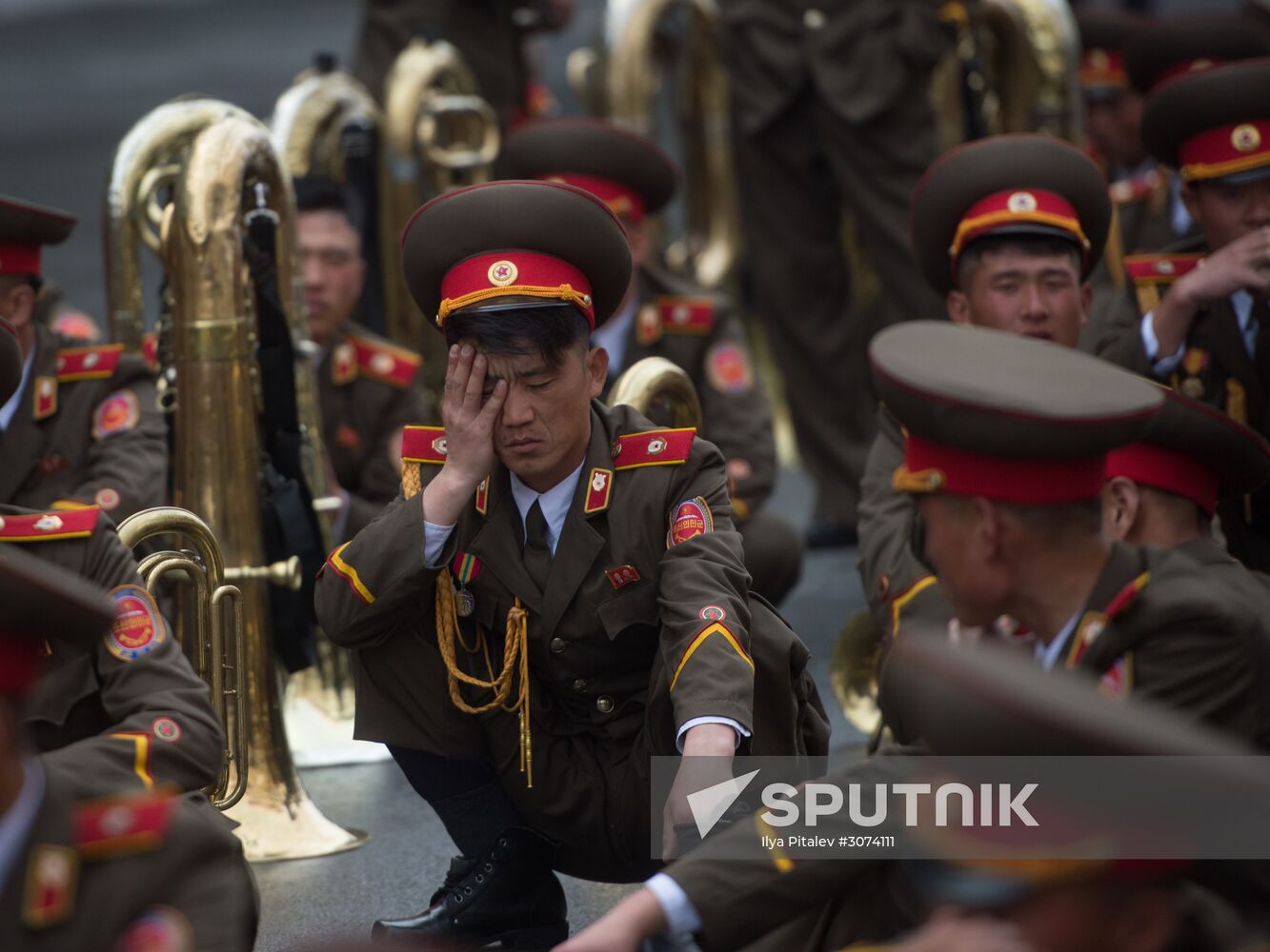Military parade in North Korea