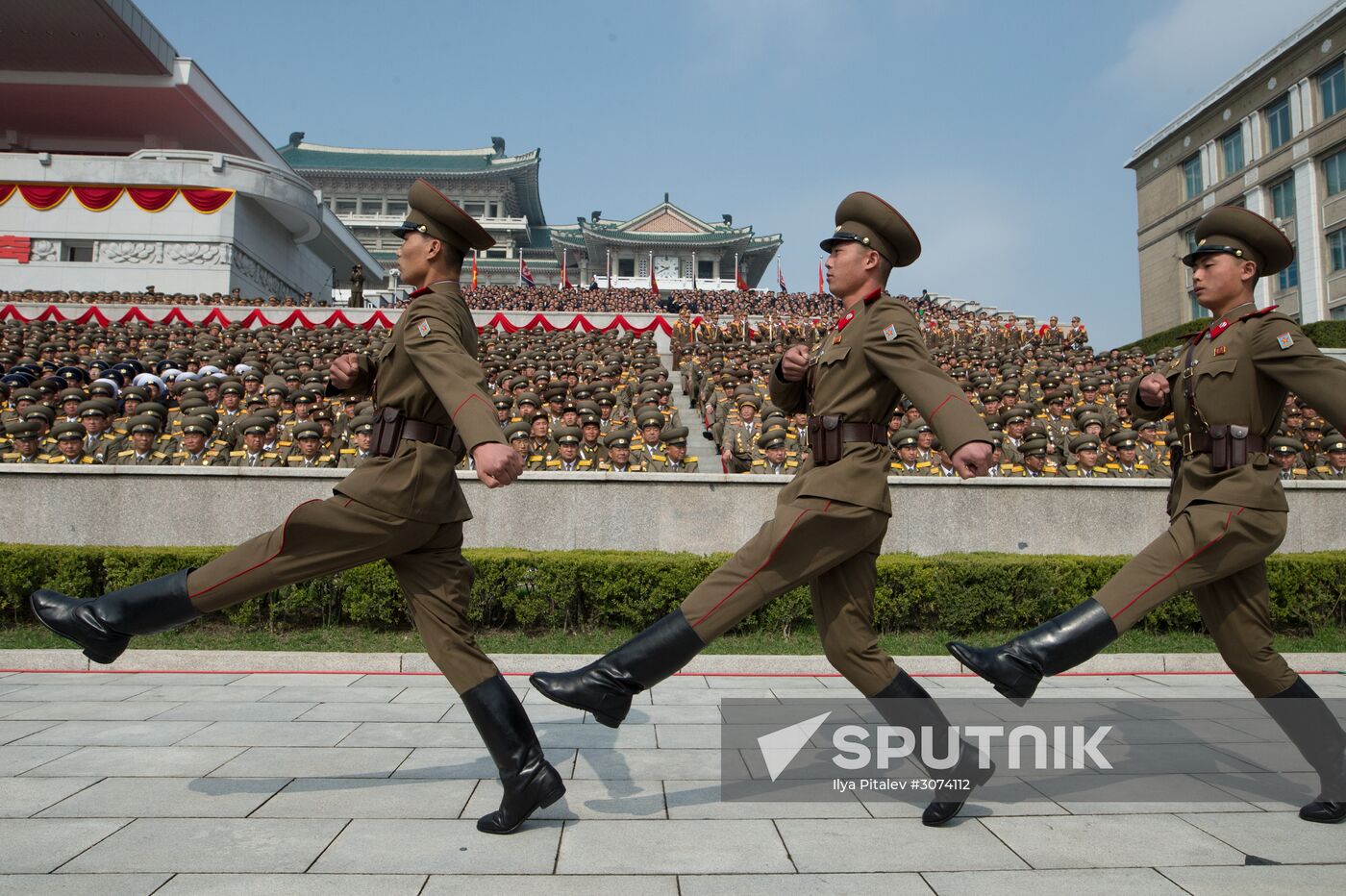 Military parade in North Korea