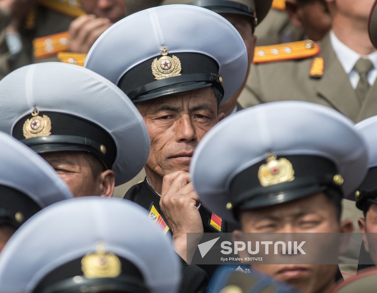 Military parade in North Korea