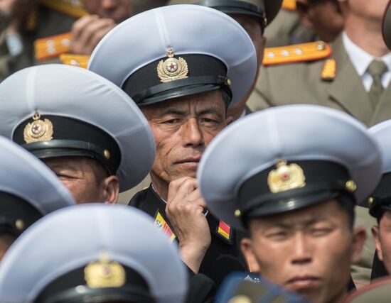 Military parade in North Korea