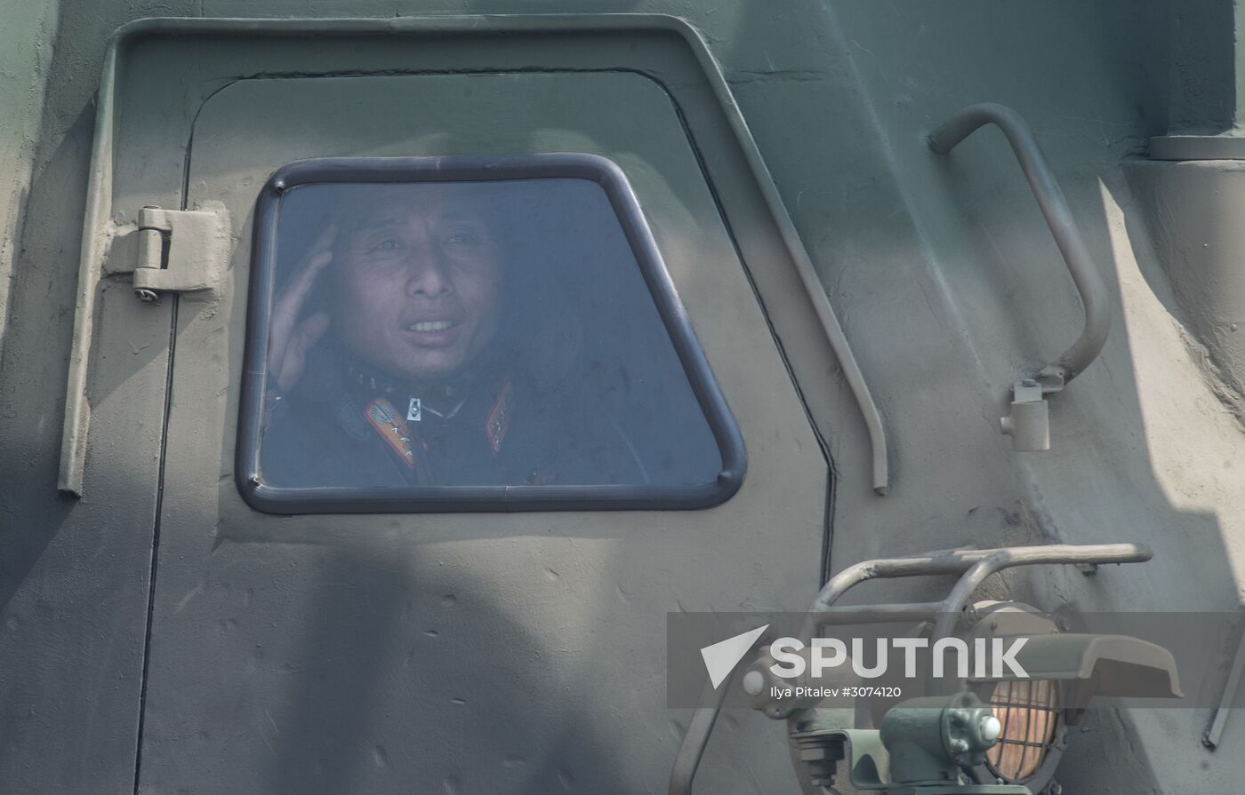 Military parade in North Korea