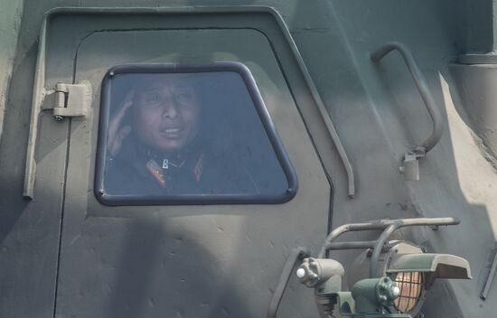 Military parade in North Korea