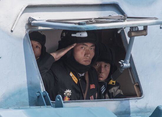 Military parade in North Korea