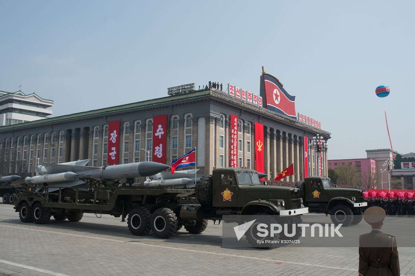 Military parade in North Korea
