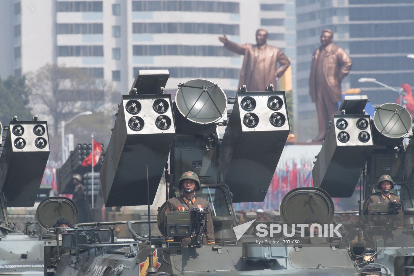 Military parade in North Korea