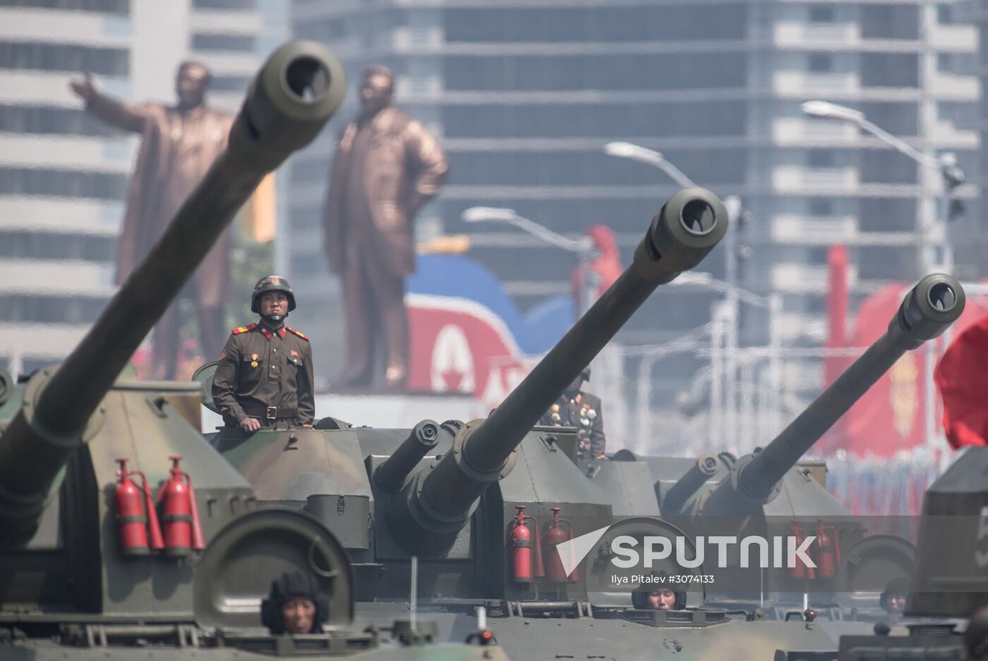 Military parade in North Korea