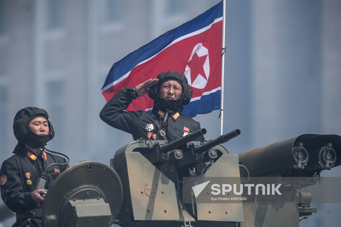 Military parade in North Korea
