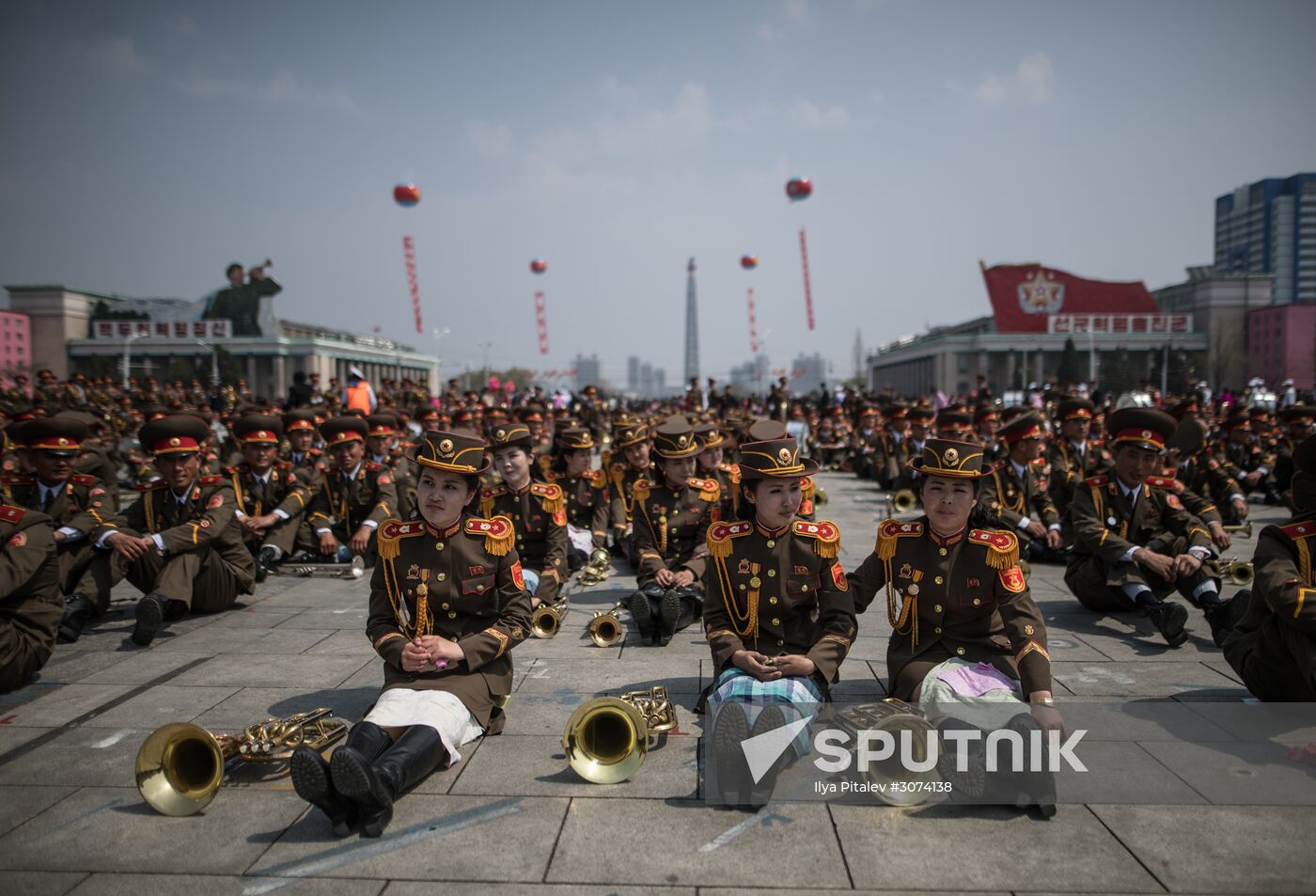 Military parade in North Korea