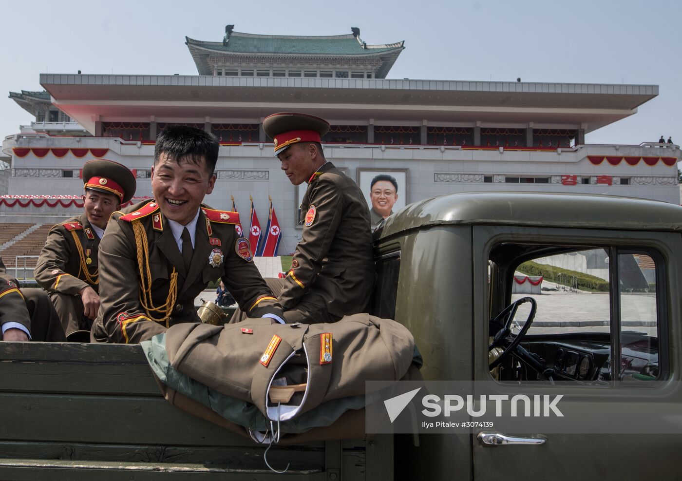 Military parade in North Korea