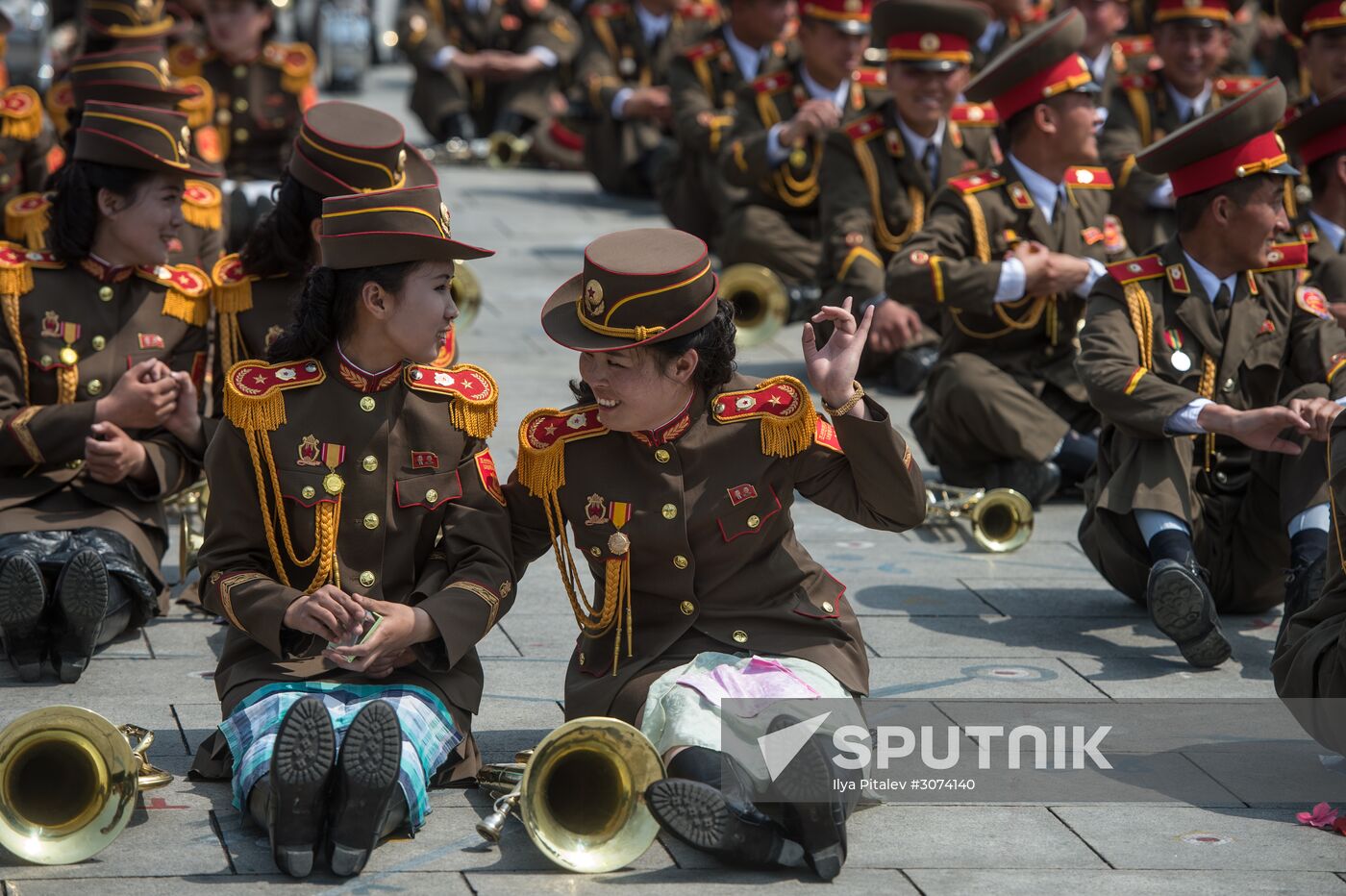 Military parade in North Korea