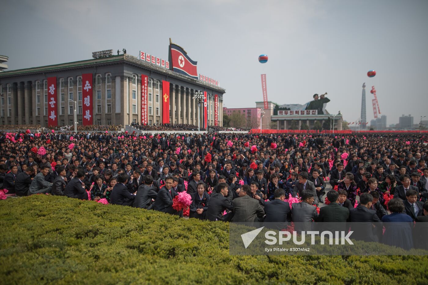 Military parade in North Korea