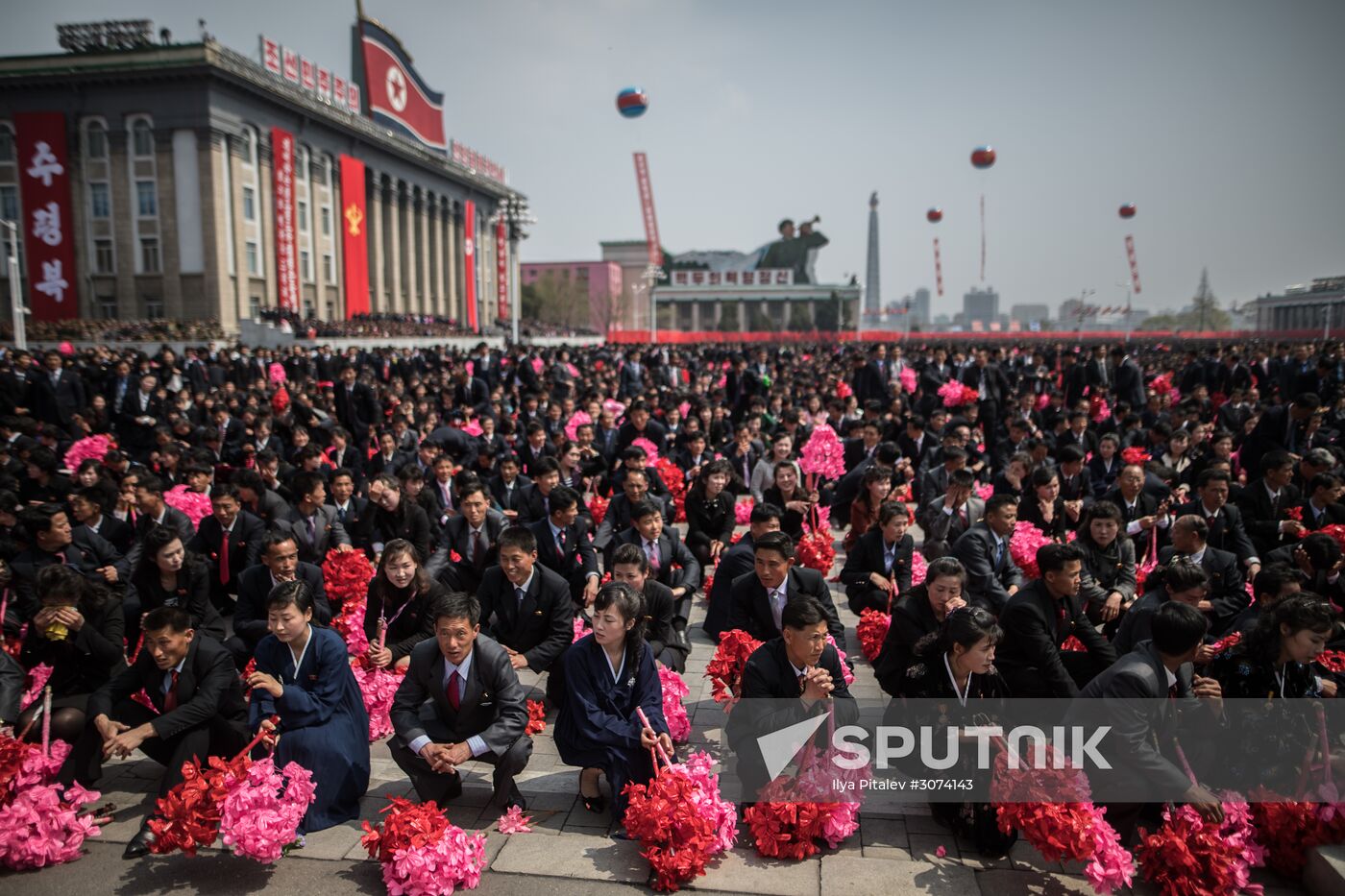 Military parade in North Korea