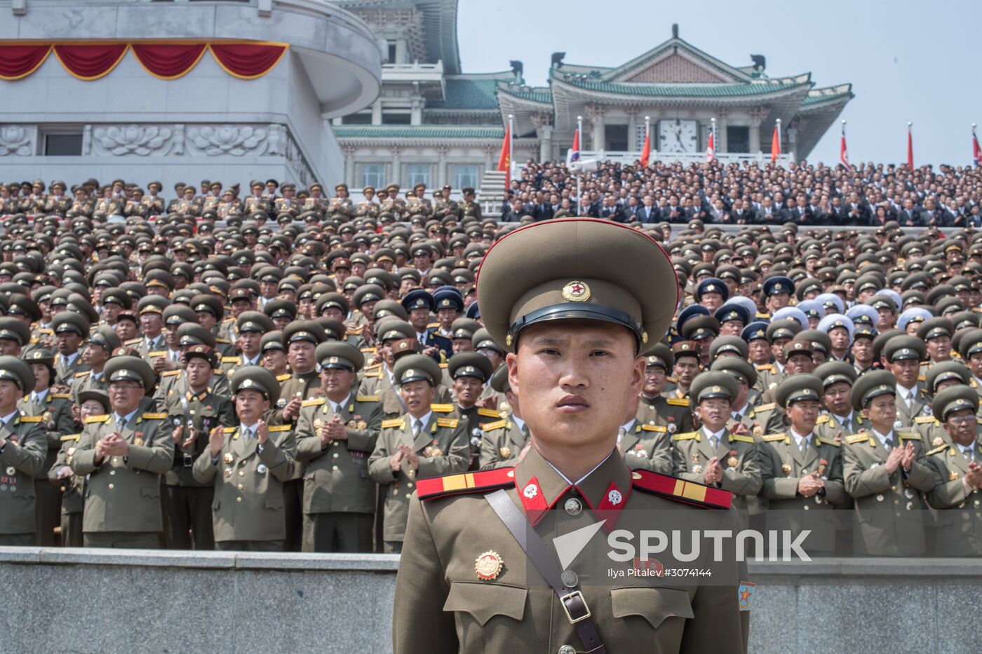 Military parade in North Korea