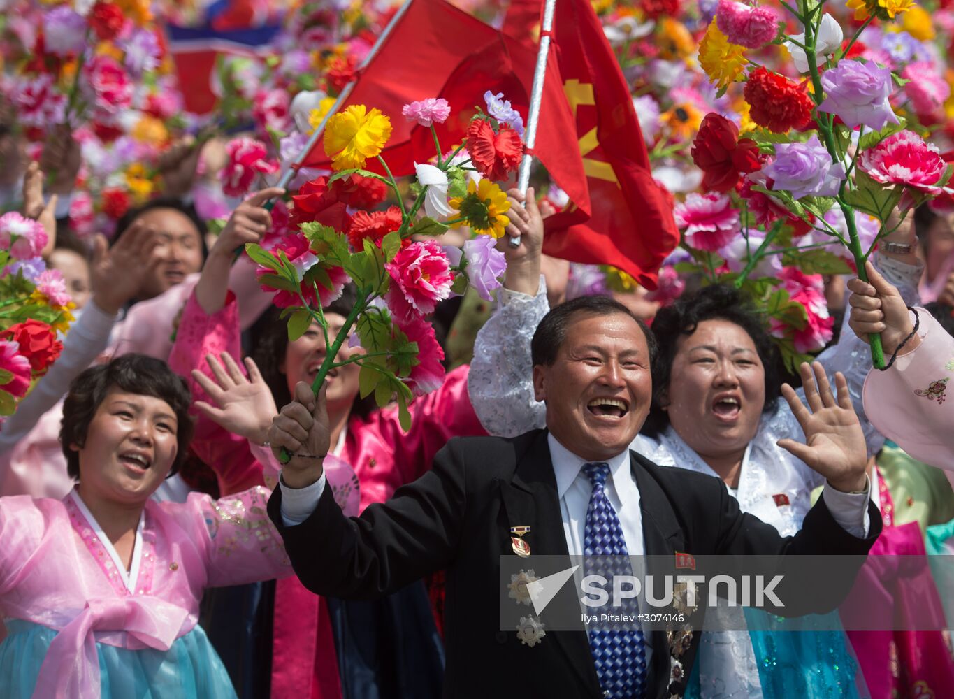 Military parade in North Korea