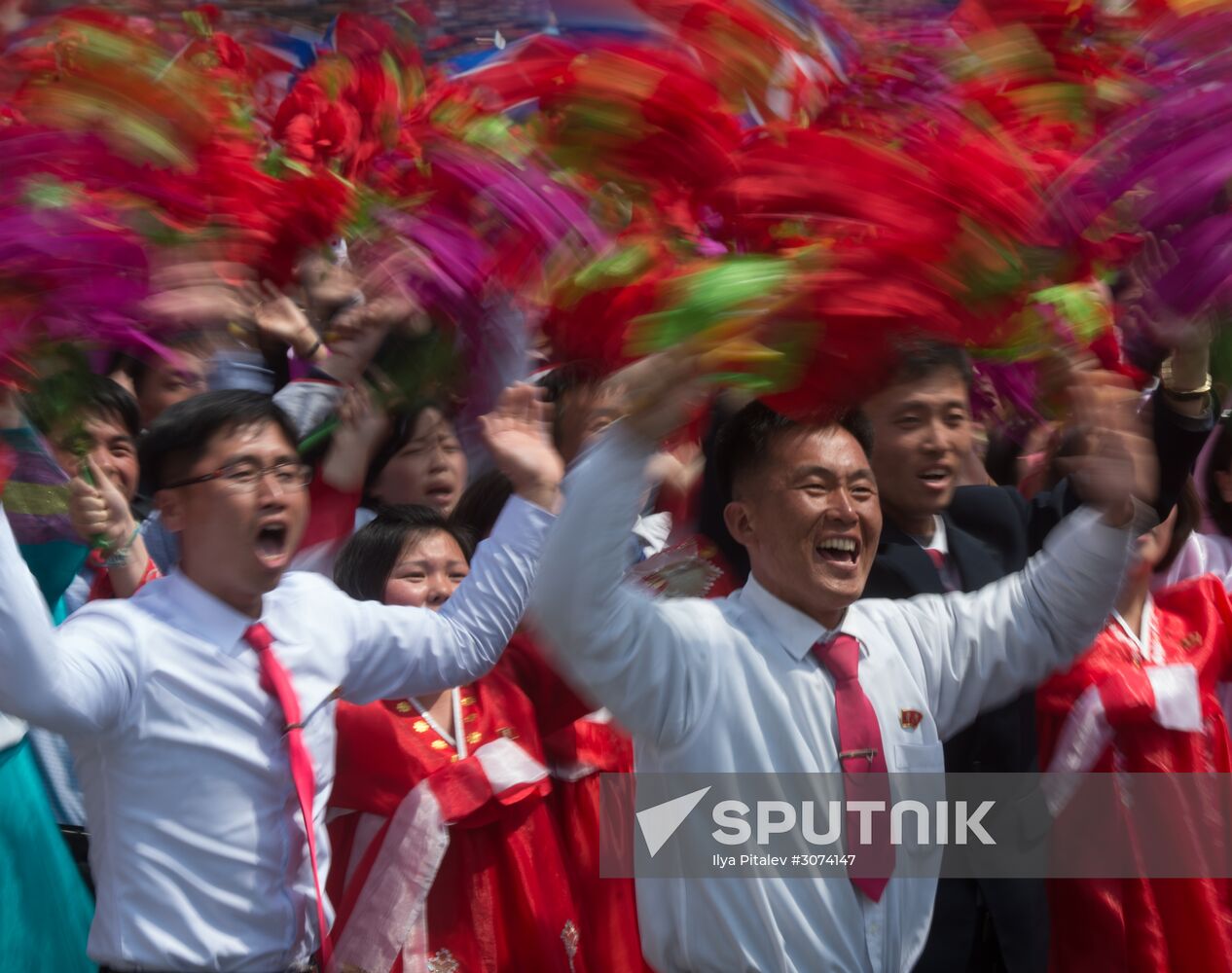 Military parade in North Korea