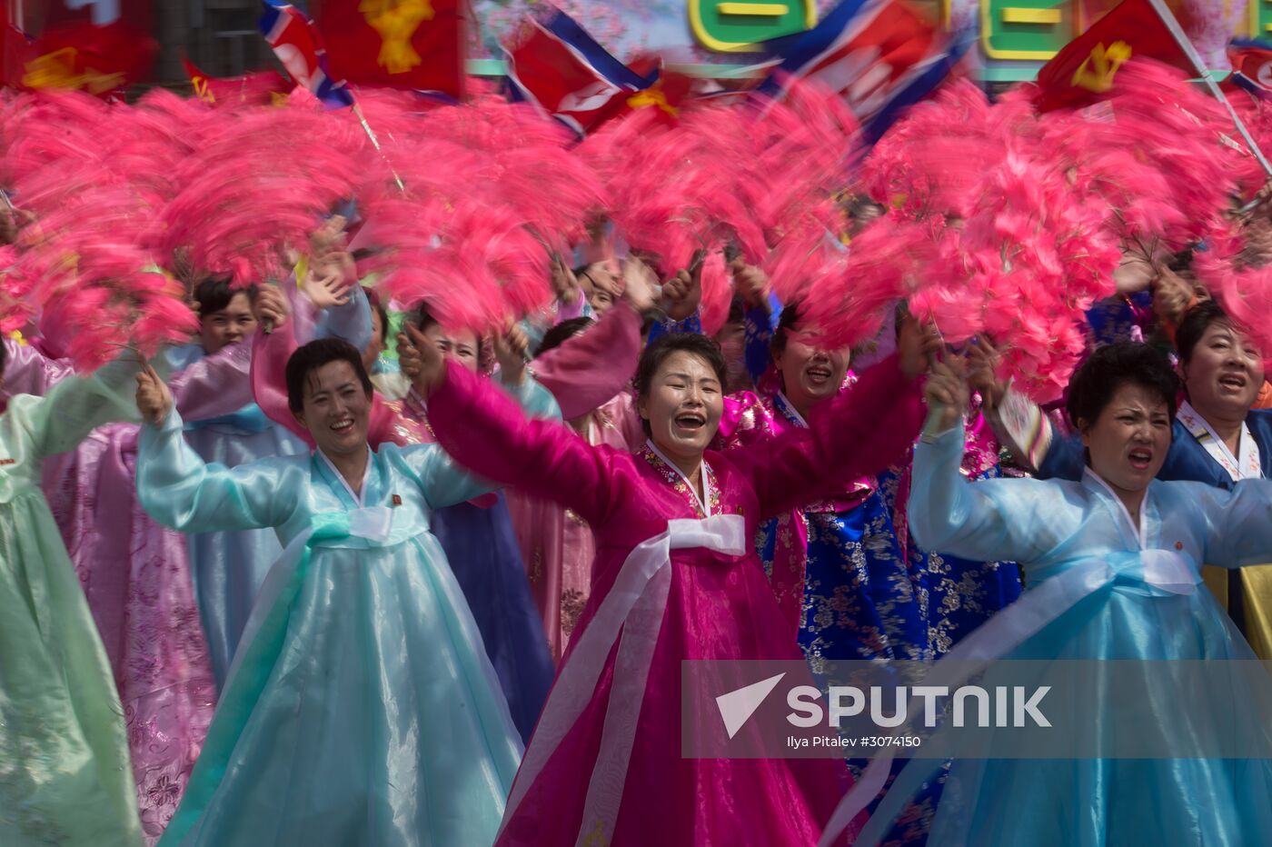 Festive events marking 105th birthday of Kim Il-Sung in North Korea