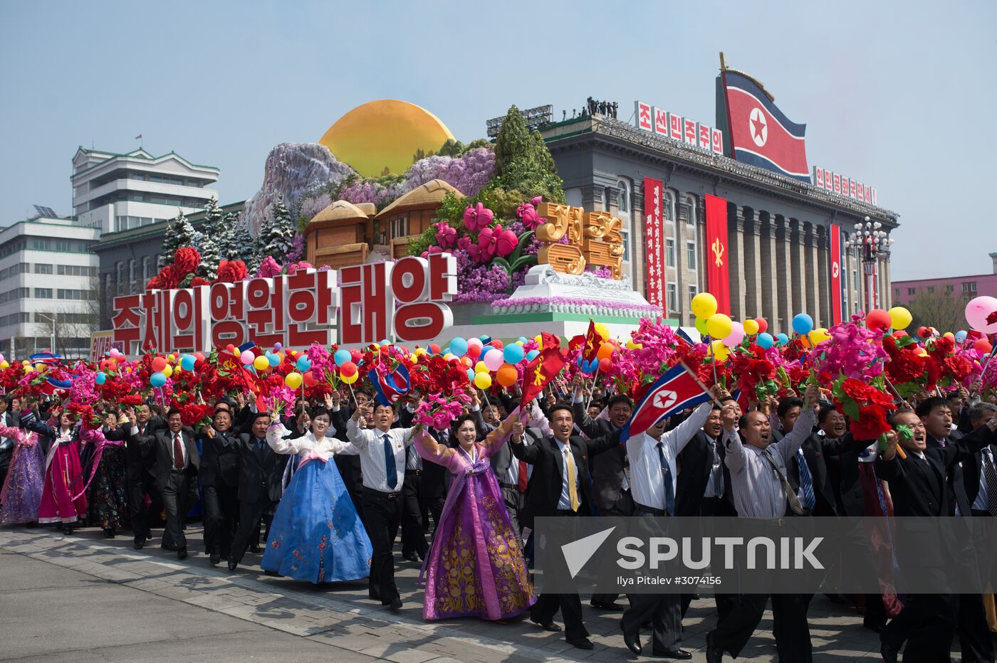 Military parade in North Korea