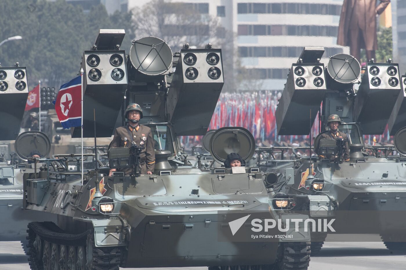 Military parade in North Korea