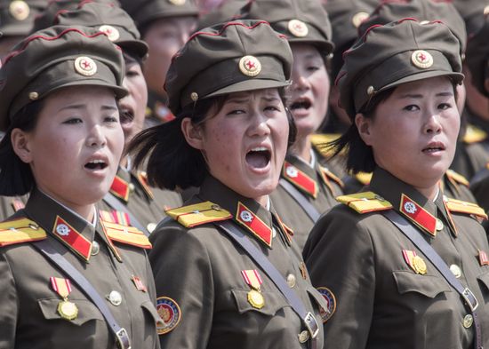 Festive events marking 105th birthday of Kim Il-Sung in North Korea