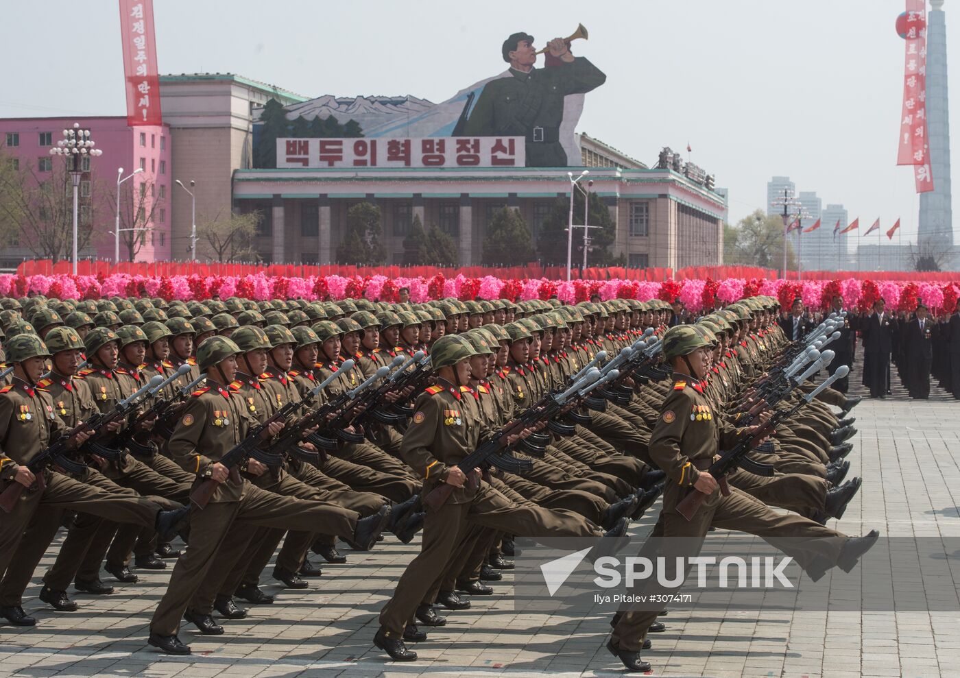 Festive events marking 105th birthday of Kim Il-Sung in North Korea