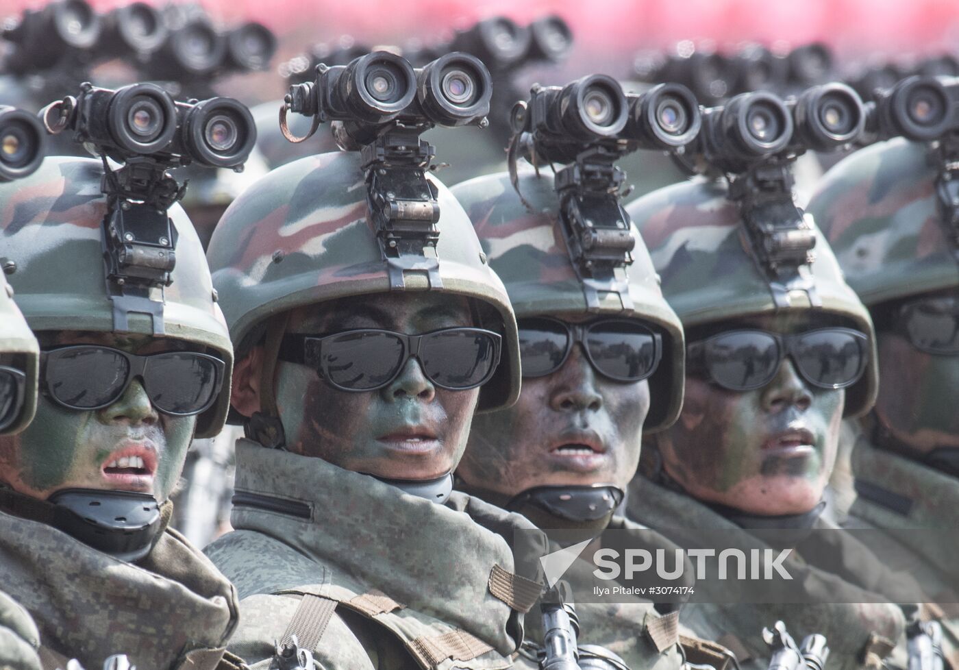 Military parade in North Korea
