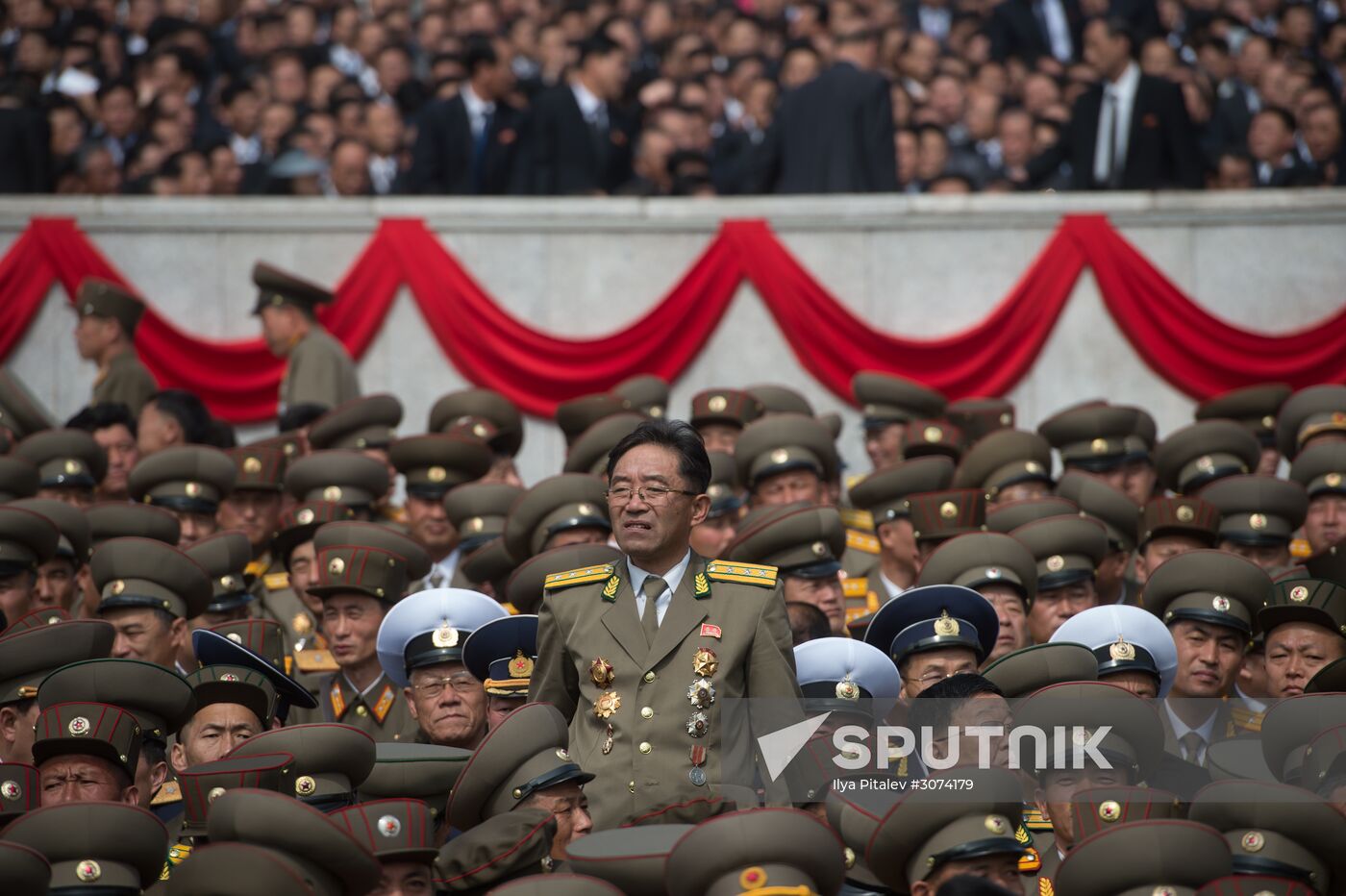 Military parade in North Korea